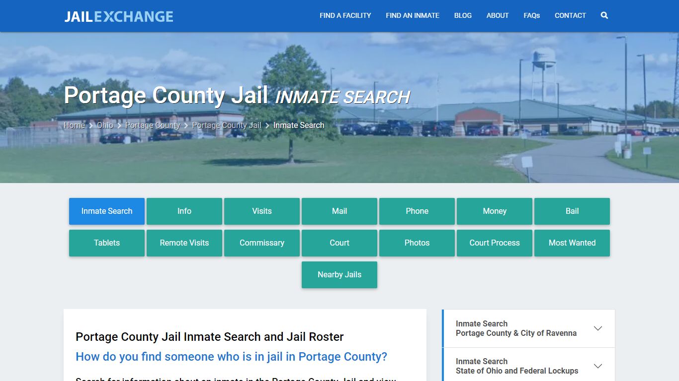 Inmate Search: Roster & Mugshots - Portage County Jail, OH